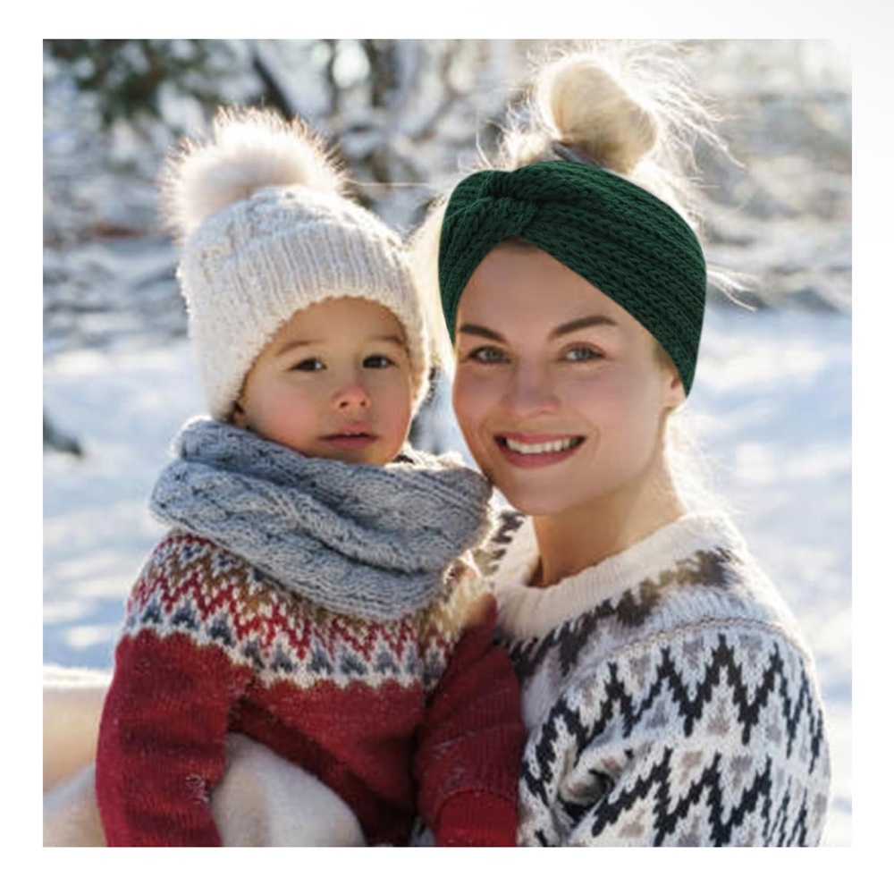 Handmade Knit Twist Ear Warmer Headband (NEW) - Picture 6 of 6
